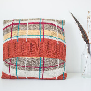 Pheasant tartan cushion