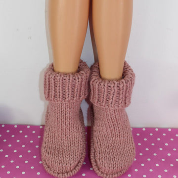 Simple Super Chunky Slipper Boots