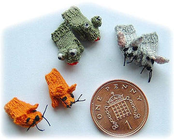 1:12th scale animal mittens