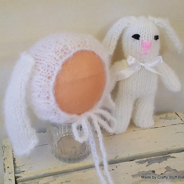 Bunny Bonnet With Toy Bunny