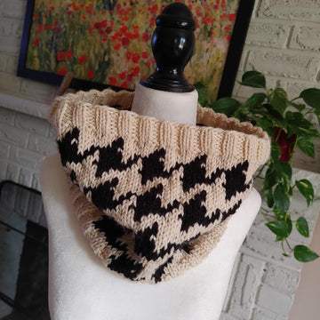 Luxe Houndstooth Cowl