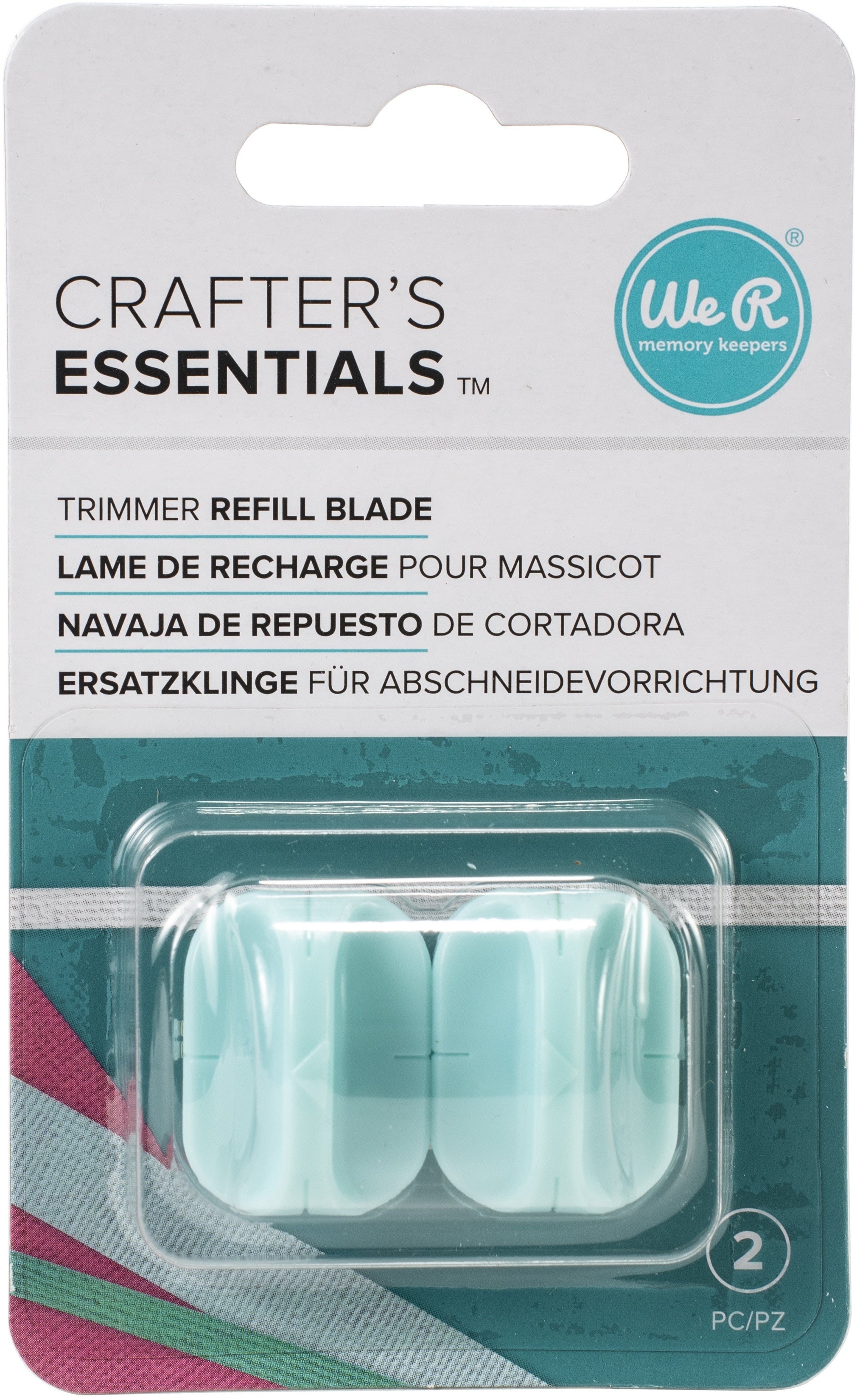 We R Memory Keepers Trimmer Refill Blades 2/Pkg - For WR660407 & WR660453