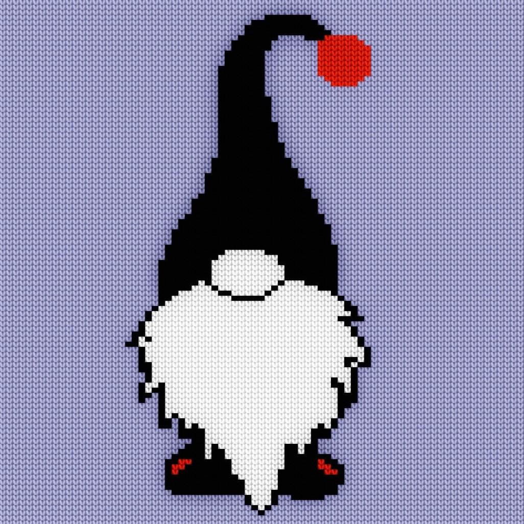 Christmas Gnome Knit Chart
