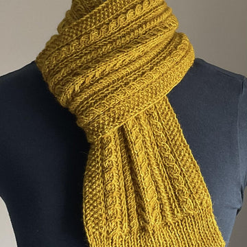Afternoon Cable Scarf