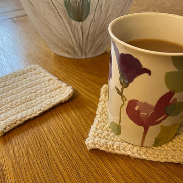 Oatmeal crochet Coasters