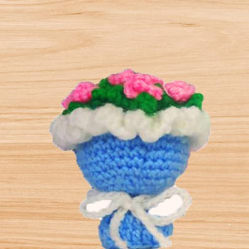 Crochet flowers bouquot pattern