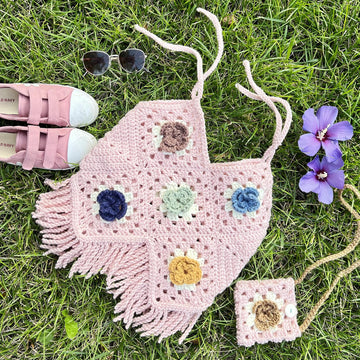 Pink Sunshine Crochet Set