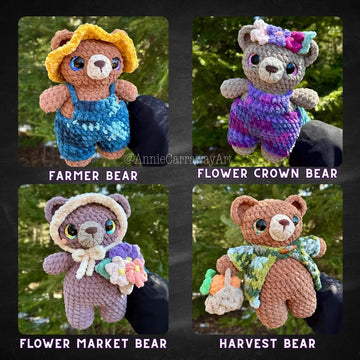 Farmers Market Bear Plushies
