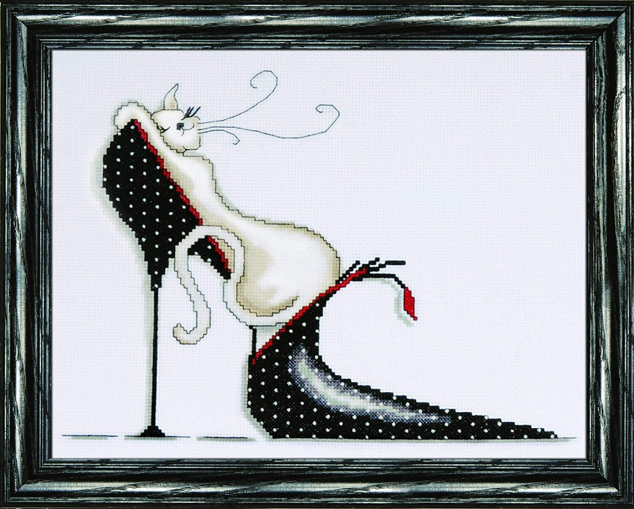 Design Works Polka Dot Shoe Cross Stitch Kit