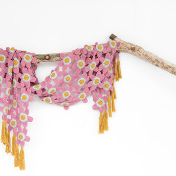 Tunisian Flower Shawl