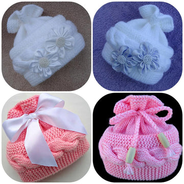 Knitting PATTERN Sweet Baby Hat by Elena Mitchell