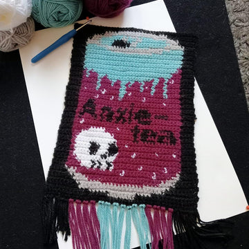 Anxie-tea crochet tapestry