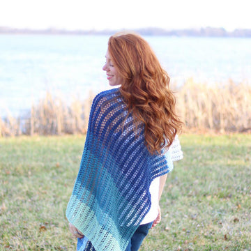 Easy Breezy Knit Poncho