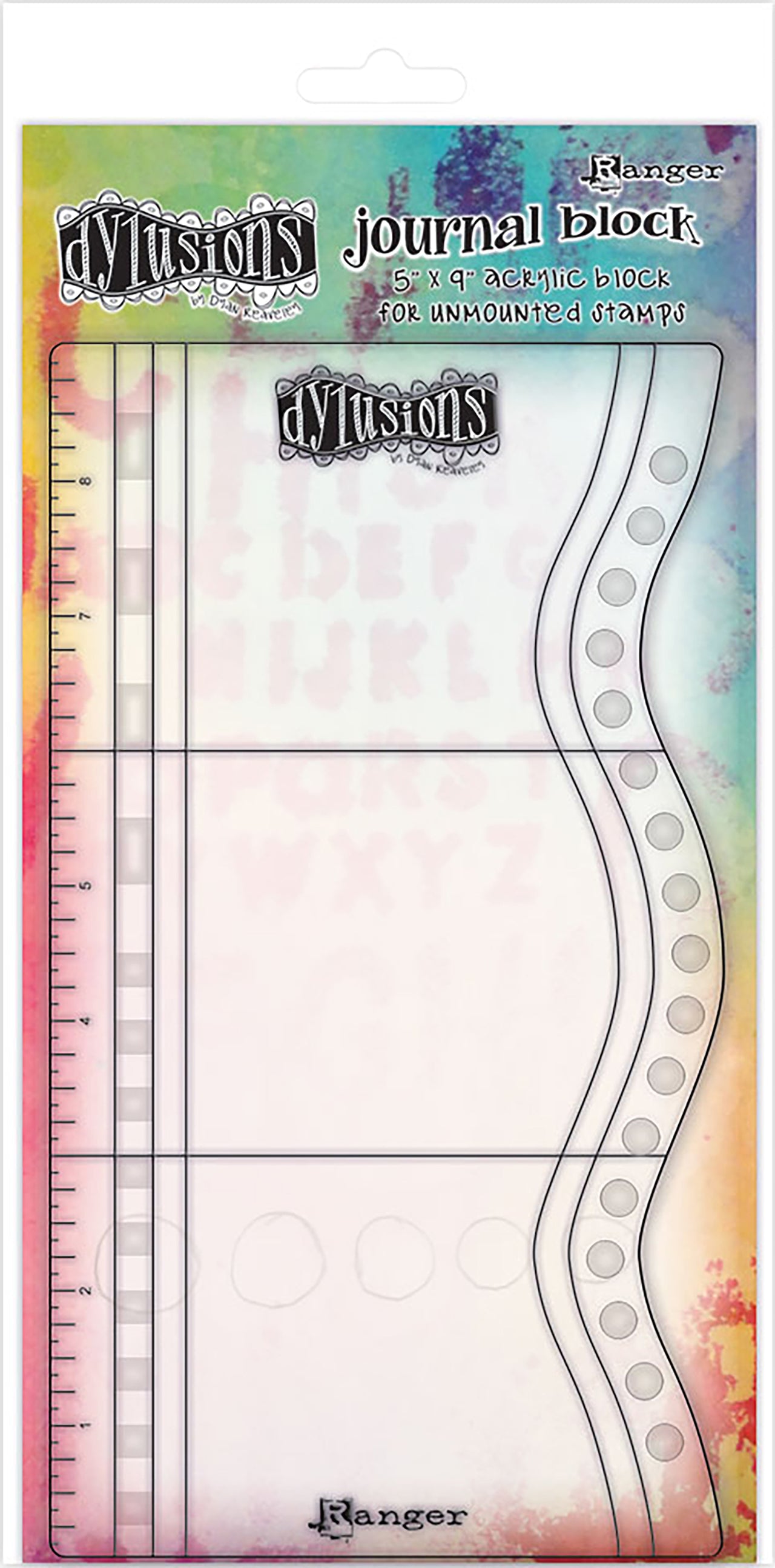 Ranger Dyan Reaveley's Dylusions Journaling Block 9"X5" - 220770