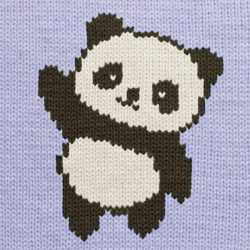 Panda Bear intarsia Chart