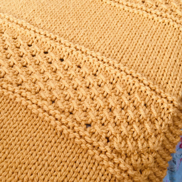 Lace Stripe Bed Runner Blanket