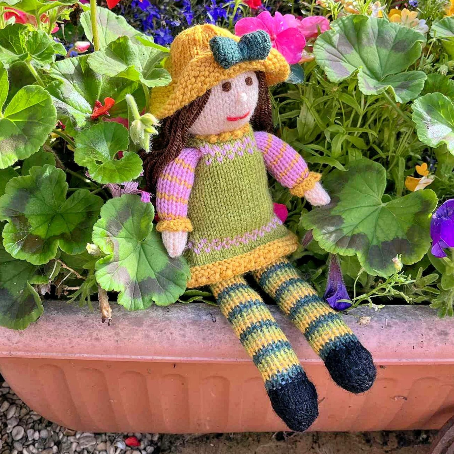 Tulip Rag Doll Knitting Pattern - Toy Knitting Pattern