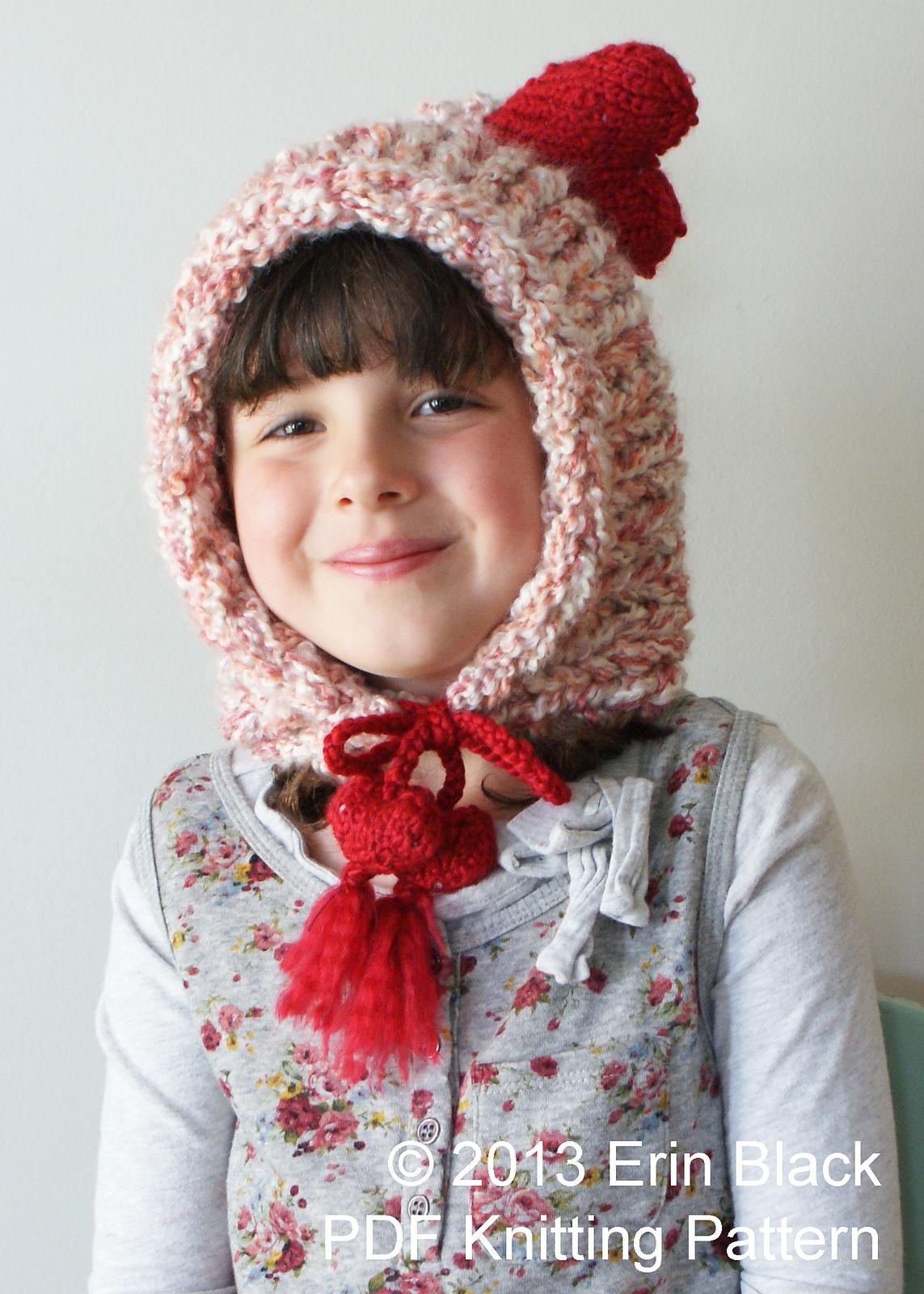 Chunky Heart Pixie Hat