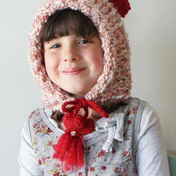 Chunky Heart Pixie Hat