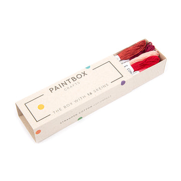 Paintbox Crafts Stranded Cotton 16 Skein Colour Pack - Yellows