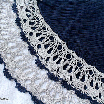 Silver Crowns Shawl