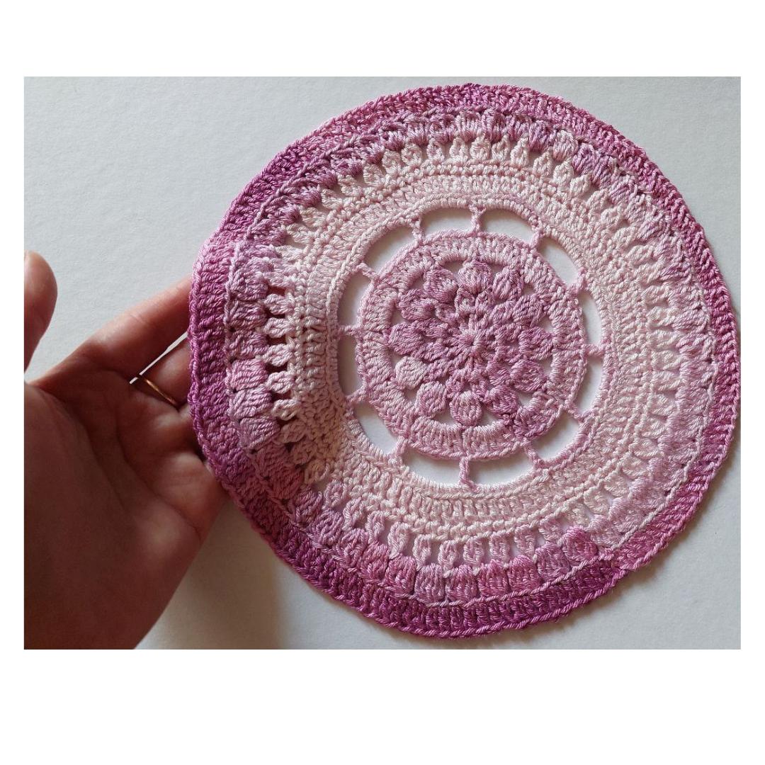 Mandala easy crochet pattern