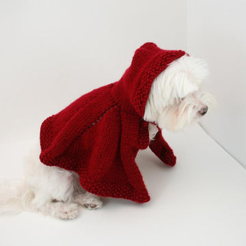 P05 Dog Clothes Puppy Red Riding Hood