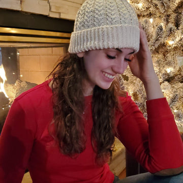 Snowflake  Cable Hat