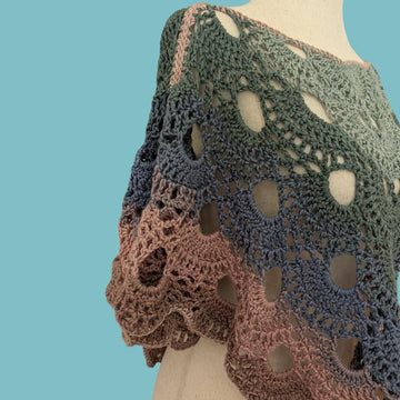 Whispering Meadow Crochet Poncho
