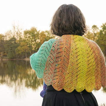 Macaw wings shawl