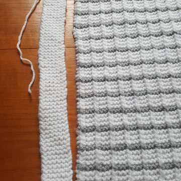 White and Silver Moses Basket/Buggy/Baby Seat Blanket