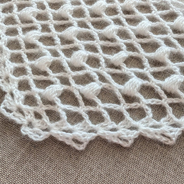 Triangle Crochet Shawl Pattern / Chart PDF #89