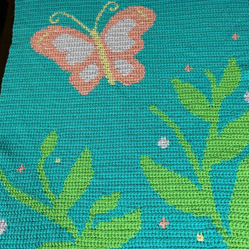 Butterfly Charm Baby Blanket