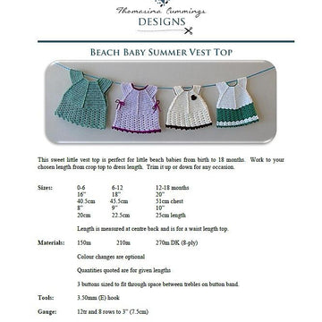 Baby Girl's Summer Vest Top