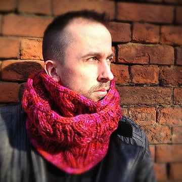 Snakes and Ladders Moebius Cowl