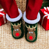 Reindeer Christmas Slippers
