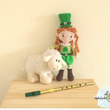 St Patrick Elf (Leprechaun) doll