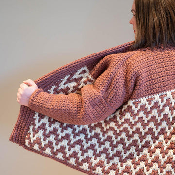 Mosaic Crochet Cardigan