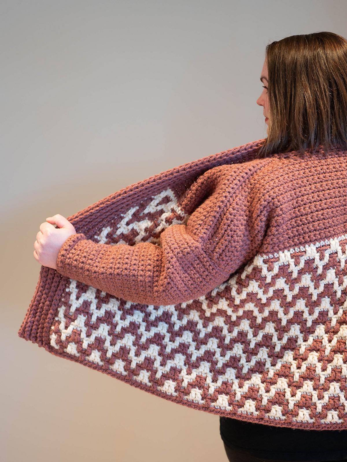 Mosaic Crochet Cardigan