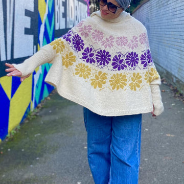 Hoody Poncho Sweater