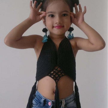 Crochet Humma Butterfly Halter Top