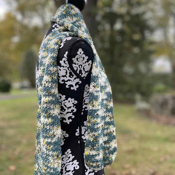 Quick Seed Stitch Scarf