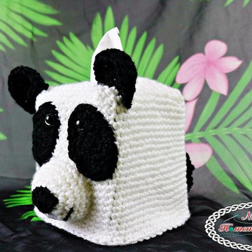 Panda Bear Tissue Box Cover