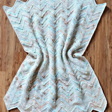 Agate Beach Chevron Blanket