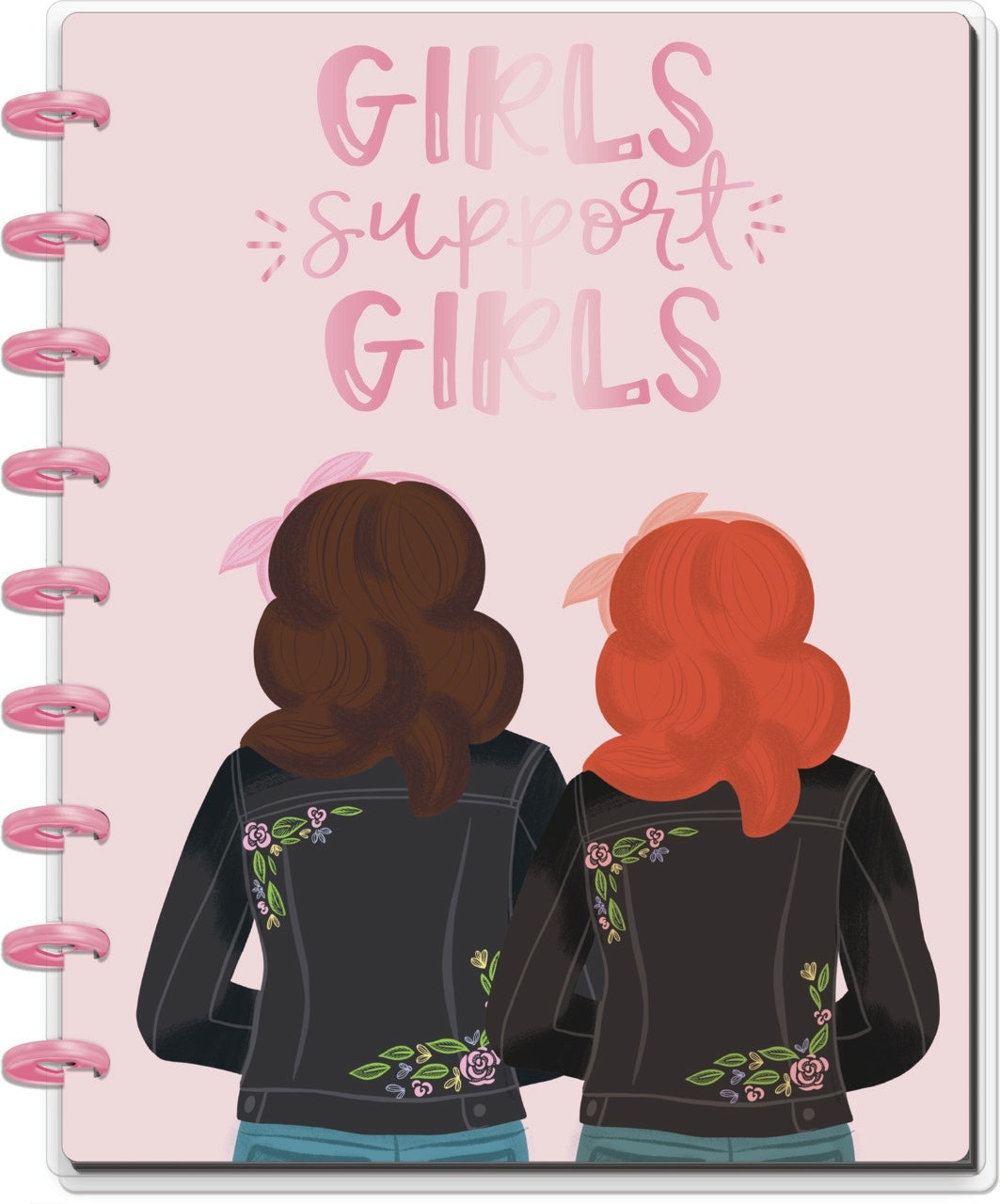 Happy Planner Notebook W/60 Sheets - Girls Support Girls