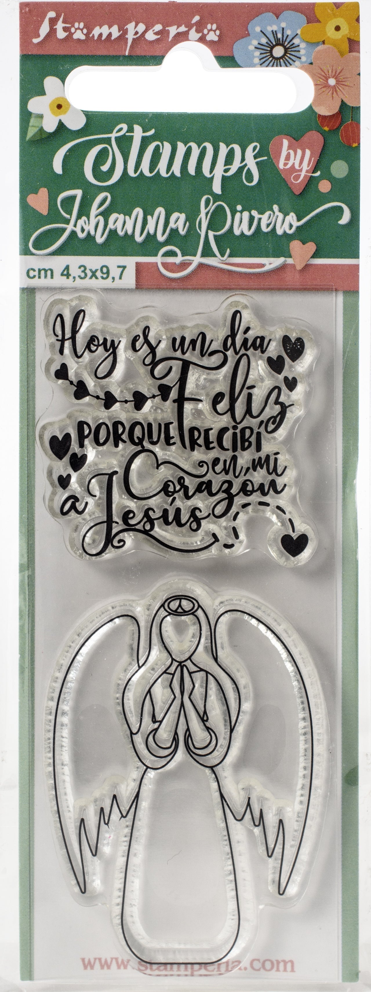 Stamperia Intl Stamperia Cling Stamps - Angel X Johanna Rivero