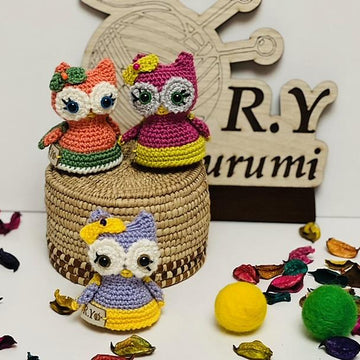 Amigurumi magical owl