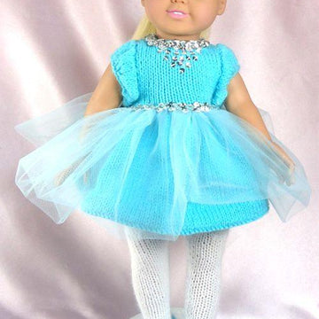 Little Miss Ballerina, Knitting Patterns fit American Girl and other 18-Inch Dolls
