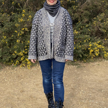 Rustic Honeycomb Cardigan