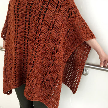 Crochet Poncho Pattern: Perks-Me-Up Poncho